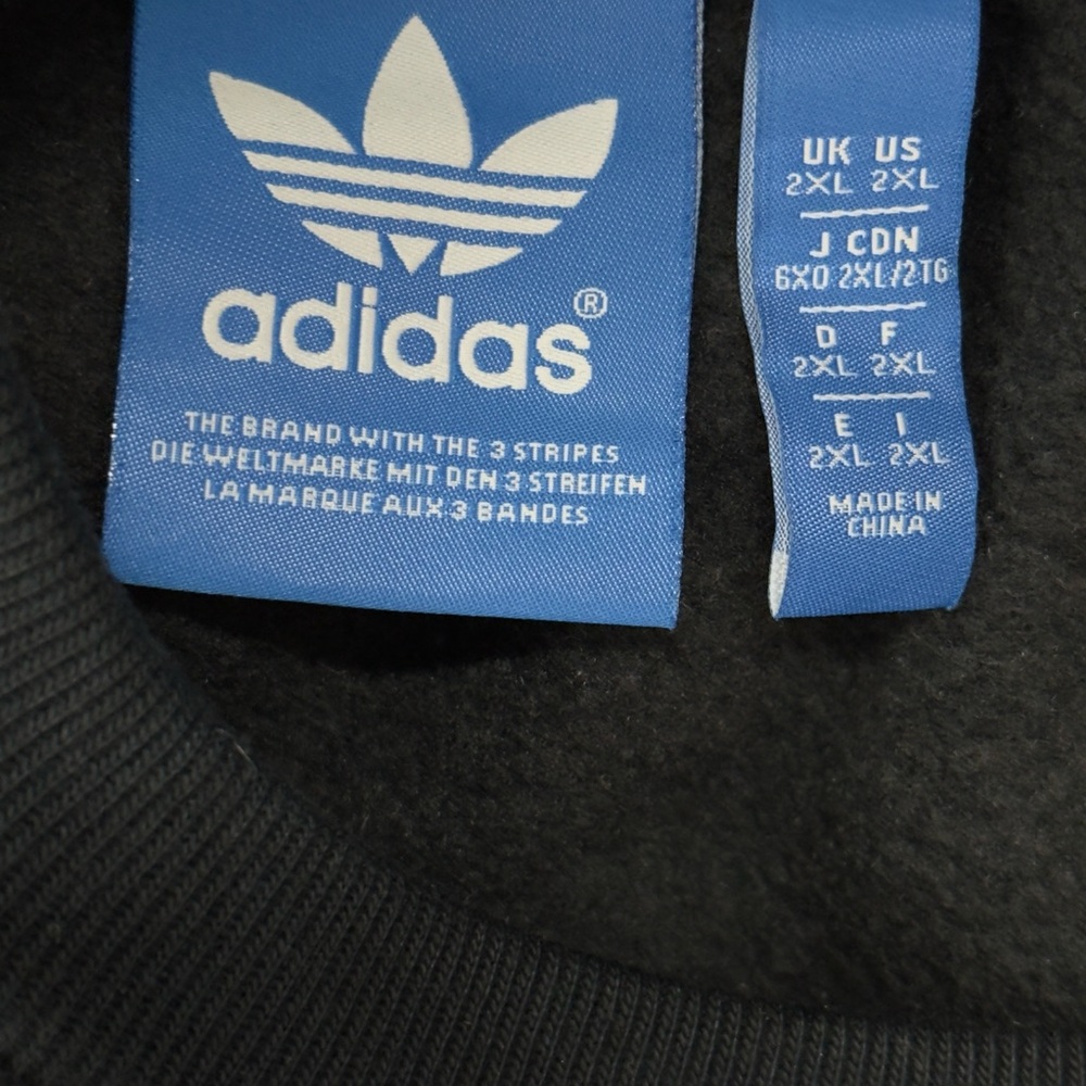 RARE VINTAGE ADIDAS ORIGINALS X NIGO 25TH ANNIVERSARY JAMS BLOCKED CREWNECK 2XL - Picture 10 of 12